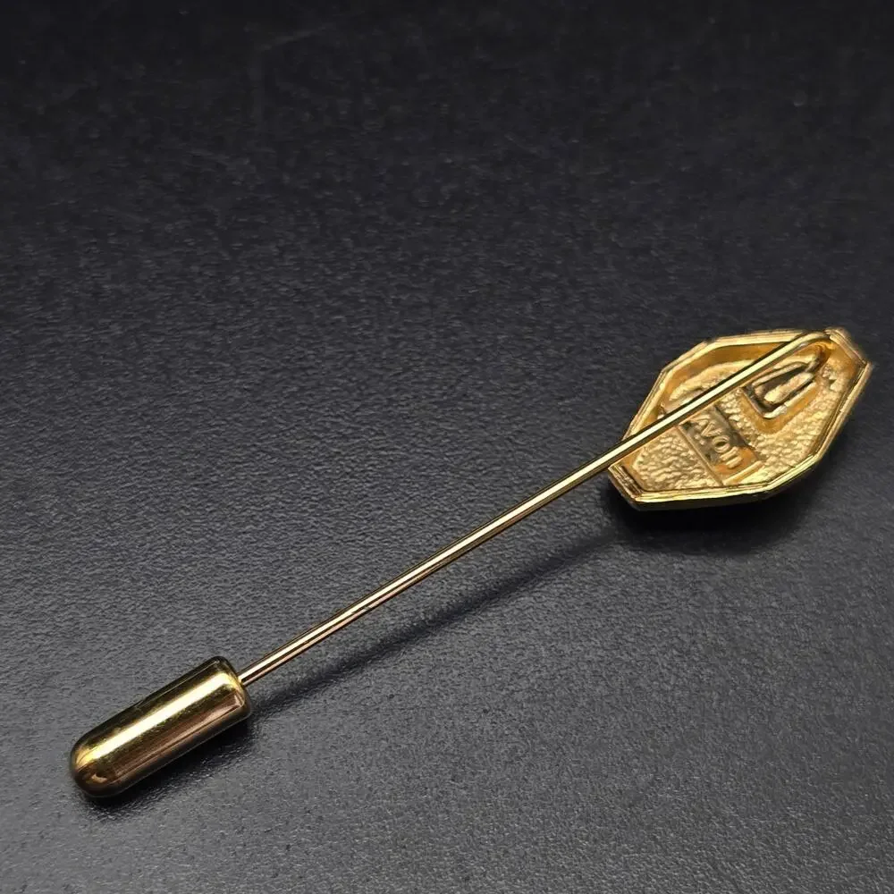 Avon Two Tone Stick Pin Hat Pin Vintage Costume Jewelry